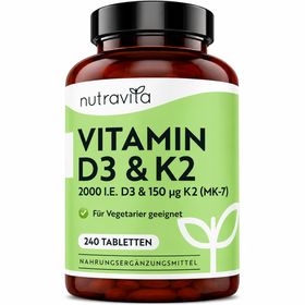 Nutravita Vitamin D3 2.000 I.E. und K2 150 µg