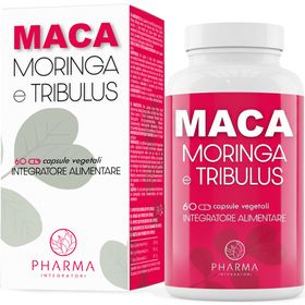 PHARMA INTEGRATORI Peruanische Maca, Moringa, Tribulus terrestris Nahrungsergänzungsmittel Energie