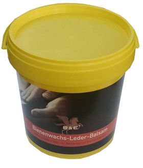 B & E Bienenwachs Leder Balsam, 1000 ml Lederfett Lederreiniger, für Schuhe….