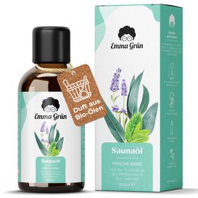 Emma Grün® Bio Saunaöl Frische Brise mit Eukalyptus, Pfefferminz & Lavendel