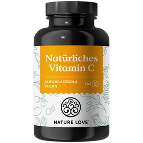 NATURE LOVE® Vitamin C aus Bio Acerola