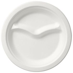 10x Teller 2-geteilt ø 22 Weiss