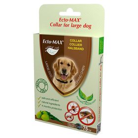Ecto-MAX Floh- und Zeckenhalsband für große Hunde 75 cm