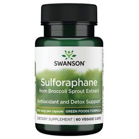 SWANSON Sulforaphan aus Brokkoli-Sprossen-Extrakt 400 mcg