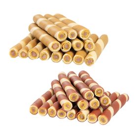 Schecker Kausnack - gefüllte  Ringelröllchen