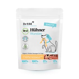 Dr. SAM Hühner Wursties für Hunde - Schmackhafte Hühner-Snacks für deinen Vierbeiner