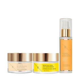 ErthSkin London Vitamin C Elixier Serum + Vitamin C Bio Brightening Moisturizer + Spf Tagescreme