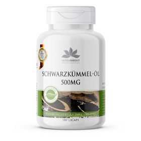 Warnke Vitalstoffe | Schwarzkümmel-Öl 500mg kaltgepresst