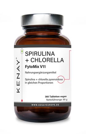 SPIRULINA + CHLORELLA FytoMix V11 |KENAY®