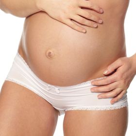 MYSANITY Schwangerschafts und Postpartum Unterhose Coulotte, Weiß