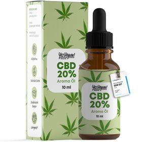 Yes Vegan® CBD-Öl 20% - Vollspektrum Hanf-Tropfen