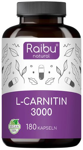 RAIBU L-Carnitin Kapseln Hochdosiert