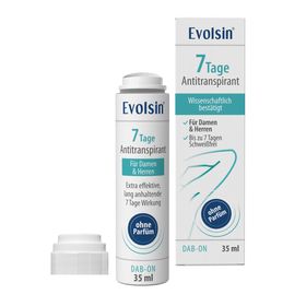 Evolsin® Antitranspirant - Für Damen & Herren - Bis zu 7 Tagen schweißfrei – Für alle Körperregionen
