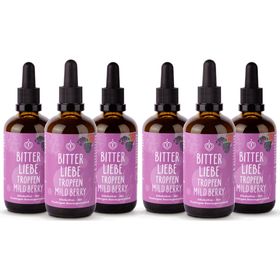 BitterLiebe - Bittertropfen Berry mild - Bitterstoffe Tropfen ohne Alkohol mit Fruchtgeschmack