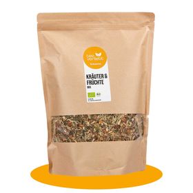 teeverliebt - Kräuter & Früchte Mix Bio loser Tee Großpackung I Mild-fruchtige Kräutermischung