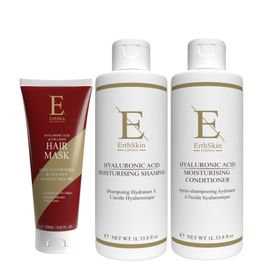 ErthSkin London Zweiphasen-Make-up-Entferner + Tagescreme mit Hyaluronsäure und Kollagen