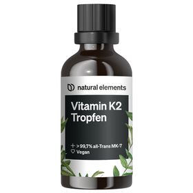natural elements Vitamin K2 MK-7 200µg – 50 ml – all-Trans Gehalt >99,7%