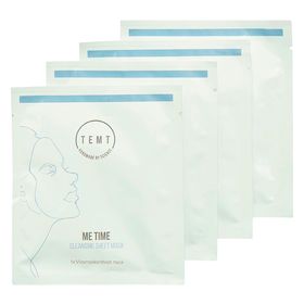 TEMT ME TIME Cleansing Sheet Mask - Aktivkohle-Reinigung für klare Haut