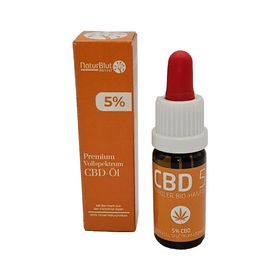 NaturBlut Premium BIO CBD Öl 5% - Mit Hanf aus den Kitzbüheler Alpen