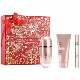 Carolina Herrera 212 Vip Rose Eau De Parfum Spray  Set 3 Artikel
