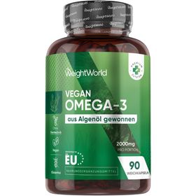 WeightWorld Vegane Omega-3 - 1000 mg aus Algenöl