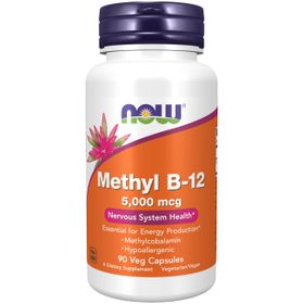 Now Foods Methyl B-12 5000 mcg 90 Veg-Kapseln