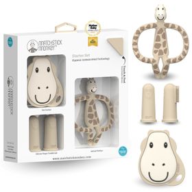 MATCHSTICK MONKEY Beißring Gigi Giraffe Starter Set 4-teilig