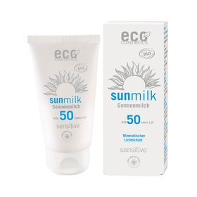 eco cosmetics Sonnenmilch LSF50 sensitive 75ml