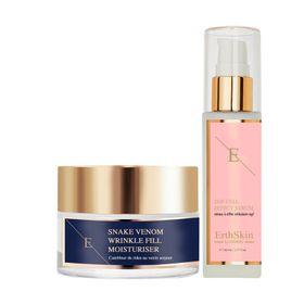 ErthSkin London Faltenauffüllende Feuchtigkeitscreme Mit Schlangengift + Egf-Zelleffekt-Serum
