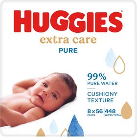 Huggies Pure Extra Care Baby Feuchttücher Tücher Parfümfrei