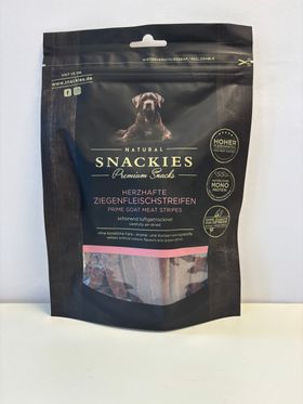 Snackies Herzhafte Ziegenfleischstreifen