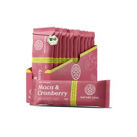 Nature Love Bio-Riegel - Maca & Cranberry