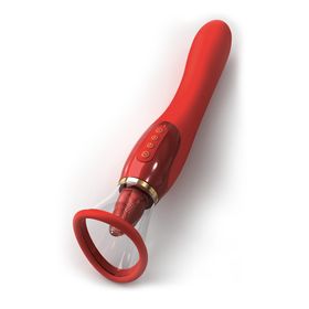 Saug-Vibrator „her ultimate pleasure 24k Gold Luxury Edition“ | 10 Vibrationsmodi | Fantasy For Her
