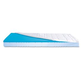 ELONEO Boxspringmatratze 140x200cm, 17 cm hoch, 7-Zonen-Matratze mit Wendefunktion