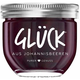 Glück - aus Johannisbeeren Fruchtaufstrich