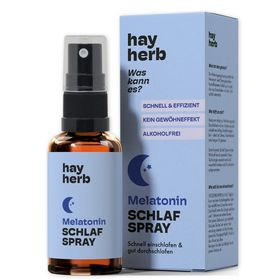 hay herb Melatonin Schlaf Spray