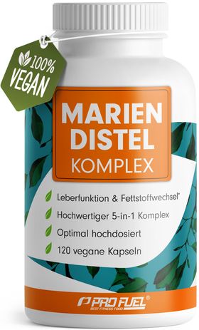 ProFuel - Mariendistel Komplex Kapseln hochdosiert 5-fach-Komplex - Kapseln