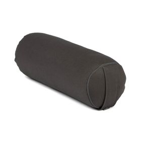 bodhi Yoga Mini-Bolster (rund), Nackenrolle, ECO, Buchweizenschalen  Anthrazit