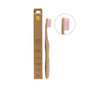 Dr Botanicals Bambuszahnbürste Rosa