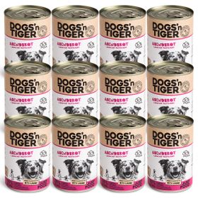 Dogs’n Tiger Adult Premium Hundefutter, Abendbrot, Lamm