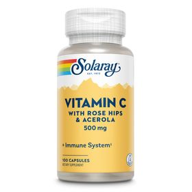 Solaray Vitamin C 500 mg mit Hagebutte & Acerola