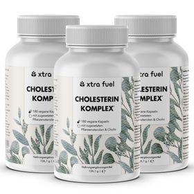XTRA FUEL Cholesterin Komplex - Nährstoffkomplex mit Pflanzensterolen & Monacolin K