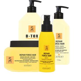 Sacha Care - Repair Force Hair Pflege-Set - Shampoo - Maske - B-Tox - Leave-In