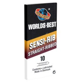 Worlds Best *Sensi-Rib Straight-Ribbed*