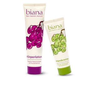 biana Handcreme & Körperlotion OPC Naturkosmetik Bundle