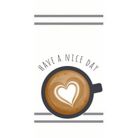 4x Zelltuchservietten 40 x 40 3-lagig 1/8 Kopffalz Nice Day