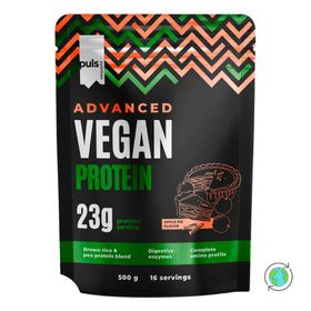 Puls Nutrition Advanced Vegan Proteindrink mit Apfelkuchen-Geschmack