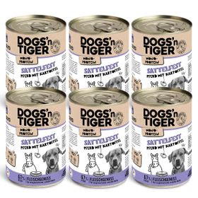 Dogs’n Tiger Adult Hundefutter, Sattelfest, hypoallergen, Pferd
