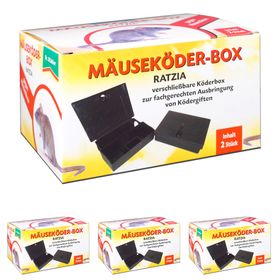 SILBERKRAFT Ratzia Mäuseköder-Box