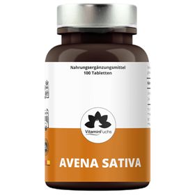 Avena Sativa Kautabletten mit Zink Hochdosiert von VitaminFuchs